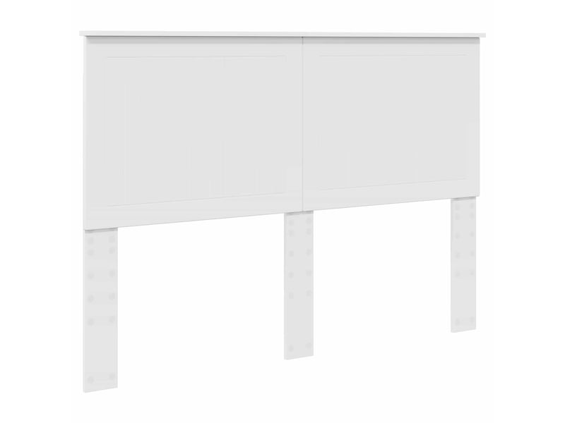 Vidaxl tête de lit avec tête de lit blanc 140 cm bois d'ingénierie  - Conforama D