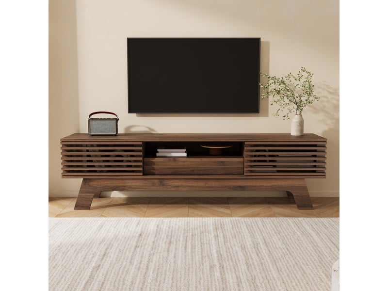  Lit capitonné double 160x200 cm en velours beige, lit fonctionnel hydraulique avec sommier à lattes, tête de lit rembourrée et grand rangement  - Conforama E