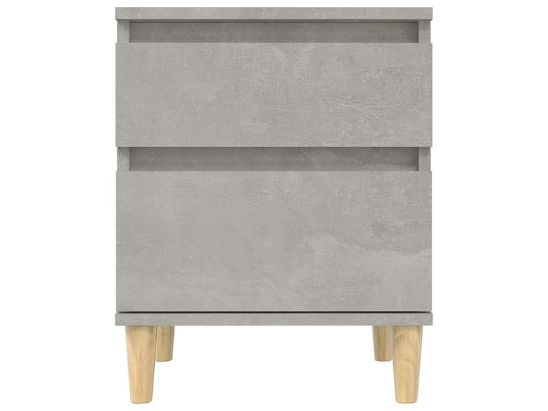  Table de chevet chanmbre, table d'appoint gris béton 40x35x50 cm  - Conforama E