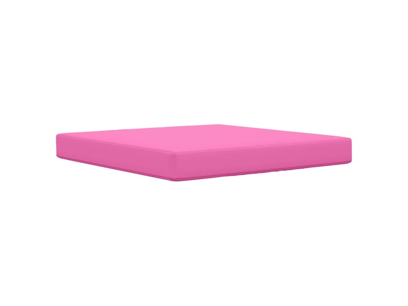 Coussin de canapé d'extérieur, coussin de chaise polyester rose 80 x 80 cm cf54144 - Conforama D