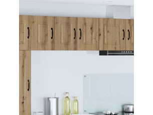 Meuble mural de cuisine | armoire de cuisine chêne artisanal shl3179