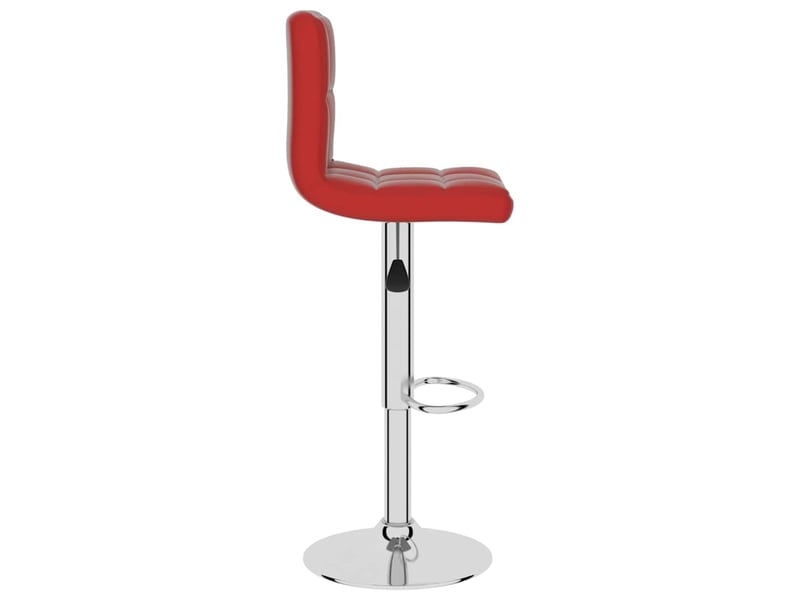  Tabouret de bar, chaise de bar rouge bordeaux similicuir shl12361  - Conforama D