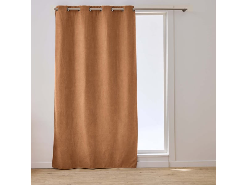  Rideau isolant thermique isolia 140x260cm camel  - Conforama A