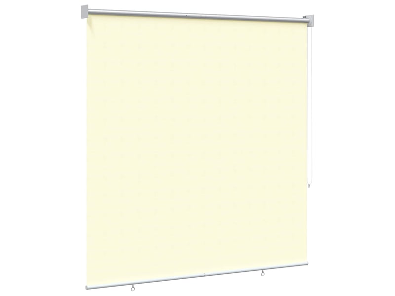 Store enrouleur, store roulant extérieur protection uv crème polyester cf47488 - Conforama D