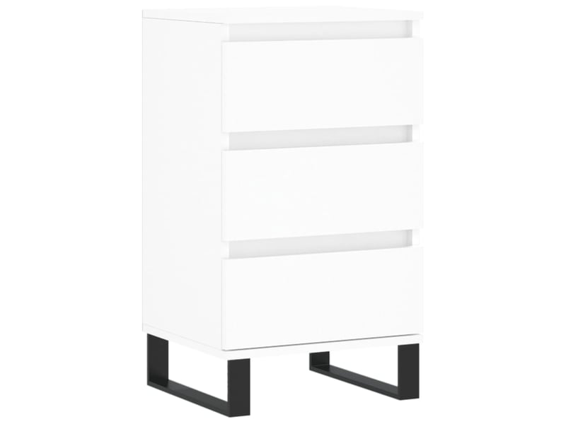  Buffet - bahut - meuble de rangement blanc 40x35x70 cm bois d’ingénierie  - Conforama A