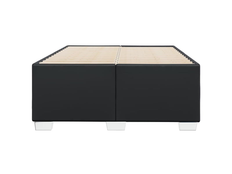  Lit double- lit adulte -  cadre de lit sans matelas noir 120x190 cm similicuir  - Conforama C