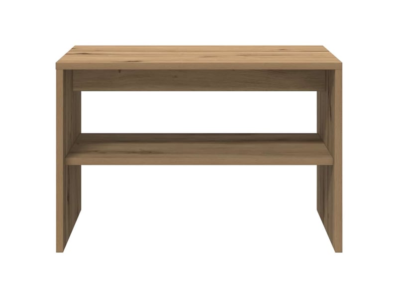  Meuble tv - banc tv - meuble de rangement chêne artisanal 60x40x40 cm bois d'ingénierie  - Conforama E