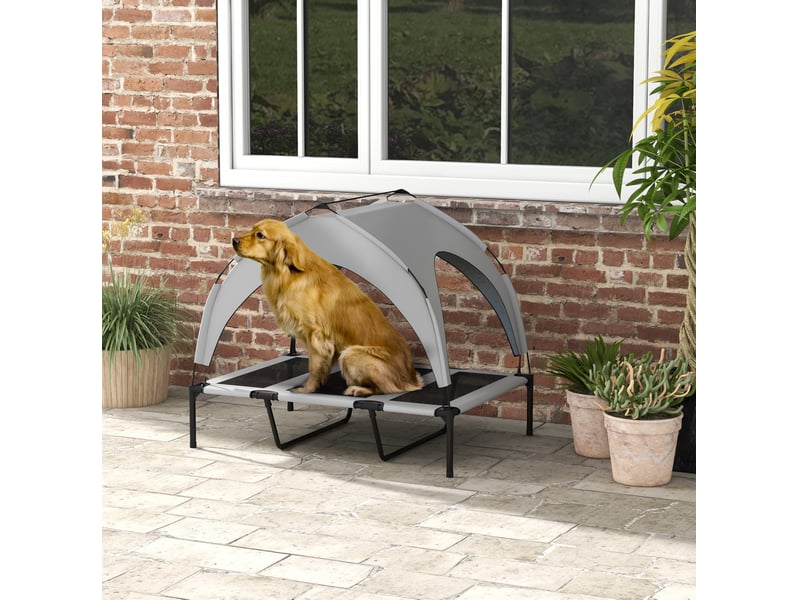  Lit surélevé avec auvent et espace dédié 106 x 76 x 94 cm evryae  - Conforama B