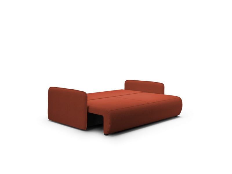  Canapé convertible 4 places forest rouge  - Conforama C