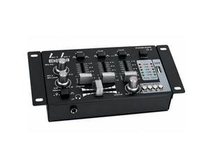 Hq power promix50u table de mixage mp3 stéréo 2 canaux, 2 entrées micro et 1 entrée usb, sono dj