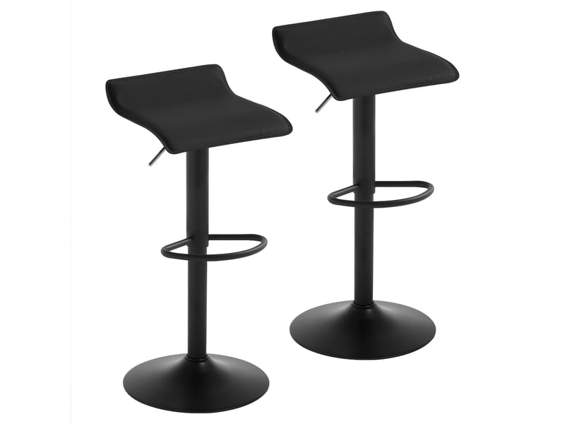 LUNICASHA – Tabouret De Tambour Réglable Avec Dossier – Hauteur 45-60 Cm, Pivotant 360°, Charge 120 Kg – Pour Bureau, Studio, Cuisine
