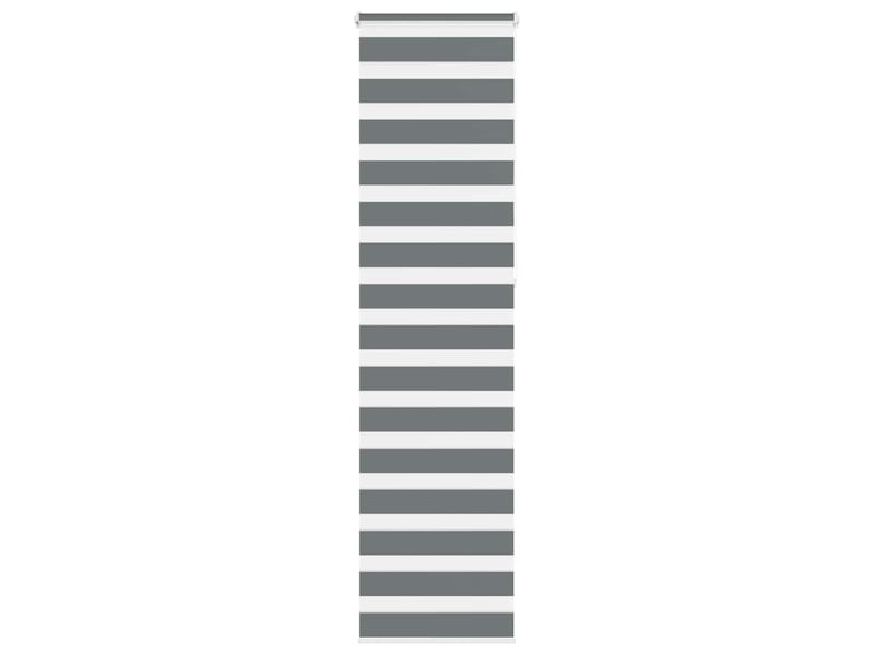 Store zèbre, store de fenêtre gris foncé largeur du tissu 60,9 cm polyester cf48613 - Conforama B