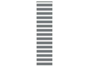 Store zèbre, store de fenêtre gris foncé largeur du tissu 60,9 cm polyester cf48613