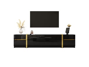 Meuble tv coloris noir 180 cm PANGIVO  