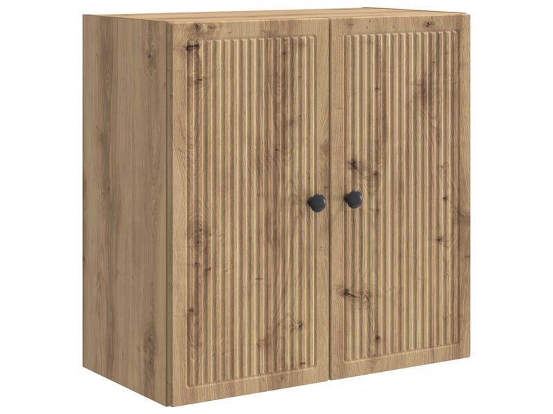  Armoire murale salon, meuble de rangement 59 x 31 x 60 cm bois d'ingénierie shl3557  - Conforama A