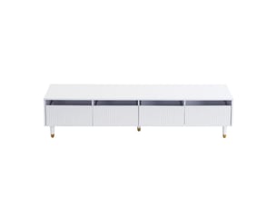 Meuble tv coloris blanc 178 cm   