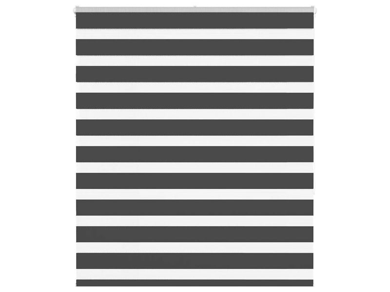  Store zèbre, store de fenêtre noir 135x150 cm largeur du tissu 130,9 cm polyester cf48878  - Conforama B