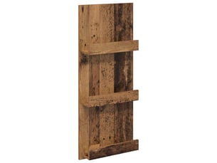 Étagère à magazines, porte-revues avec étagère bois ancien 43 x 11 x 102 cm cf41164