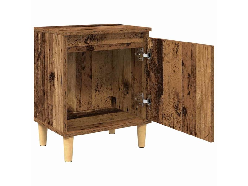  Table de chevet - cabinet de chevet - table de nuit bois ancien 40 x 30 x 50 cm bois d'ingénierie  - Conforama D