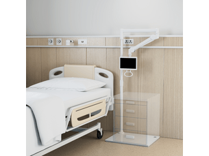 Support de sol articulé pour moniteur médical 17-32, base large