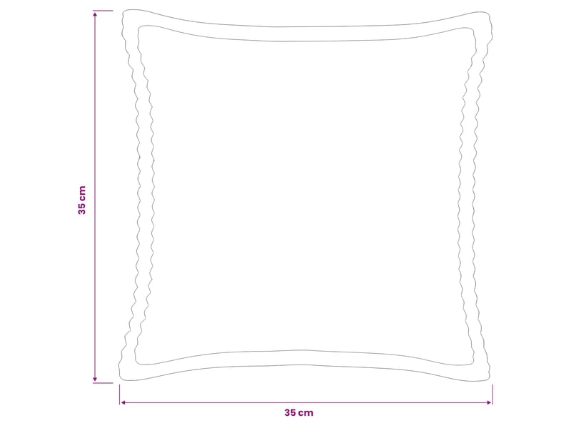  Lot de 2 housses de coussin houten vert 35 x 35 cm velours côtelé cf49380  - Conforama E