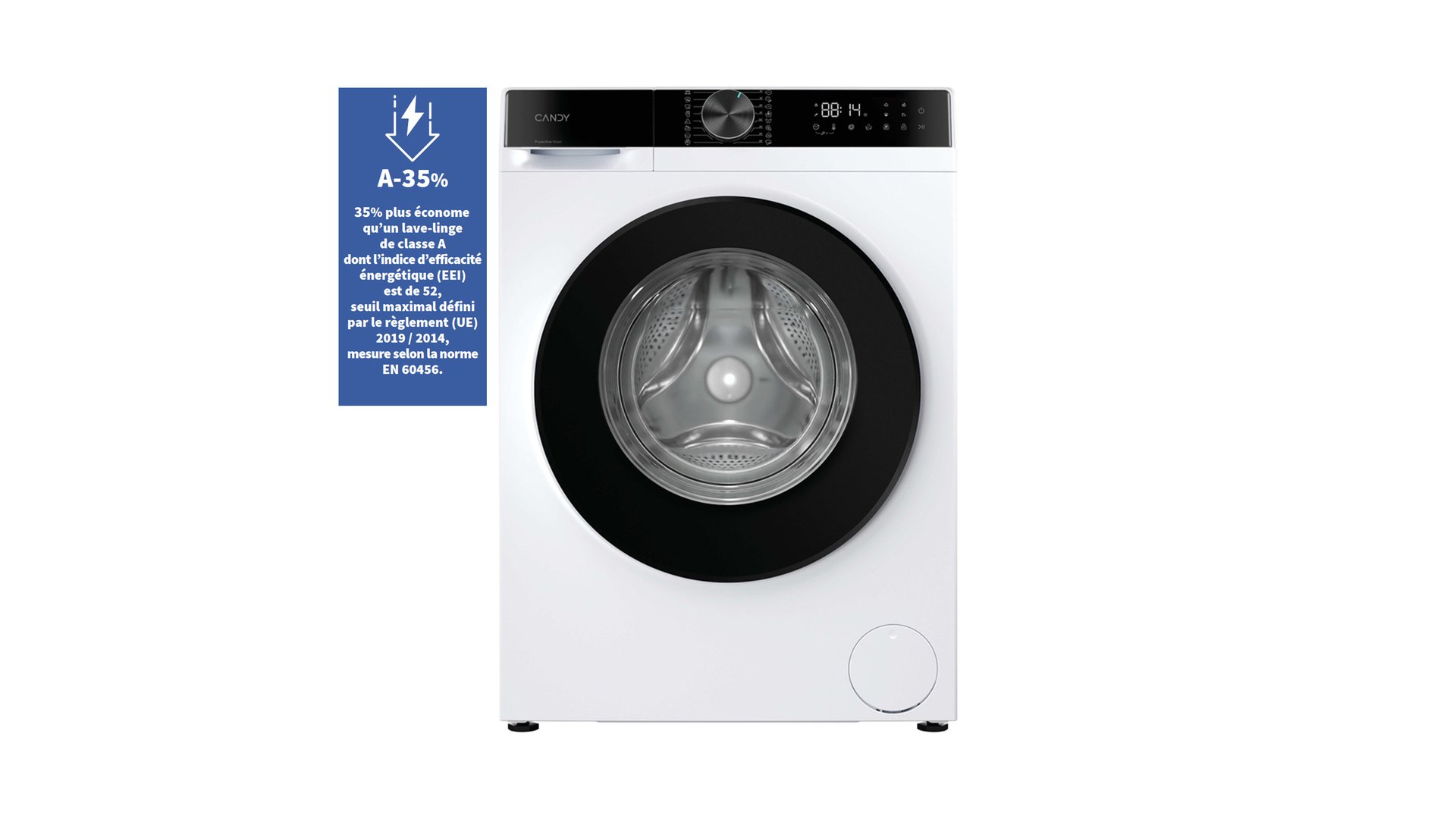 Lave linge ouverture hublot CANDY GD 410B9C-S