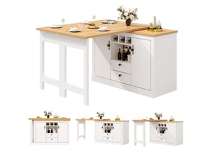 Table coloris blanc <strong></strong> <strong></strong> - 120 cm