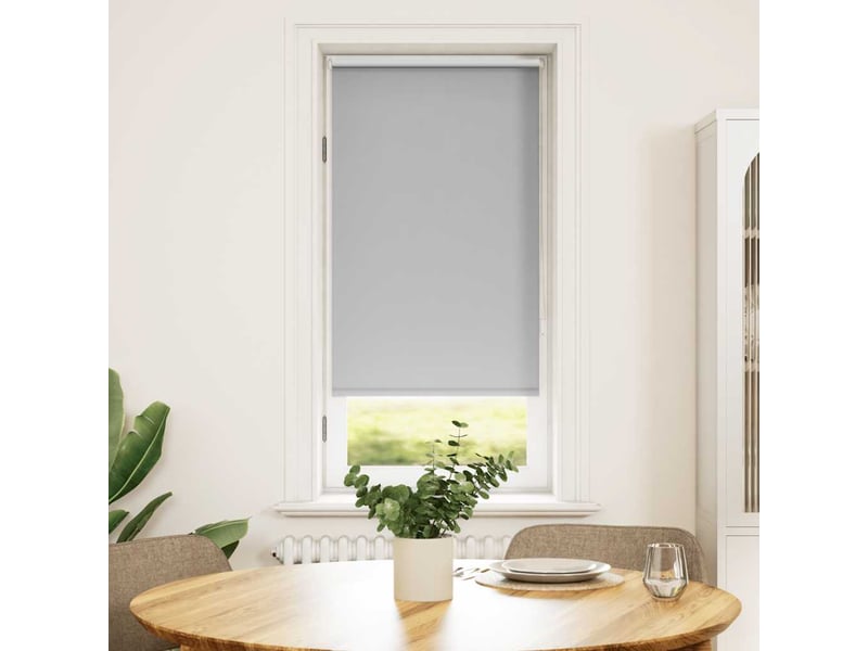 Store enrouleur occultant, store à rouleau 64,4 x 120 cm, largeur du tissu 60 cm, gris cf45466 - Conforama B