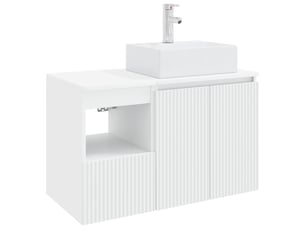 Ensemble de mobilier de salle de bain 2 pc blanc cf63990