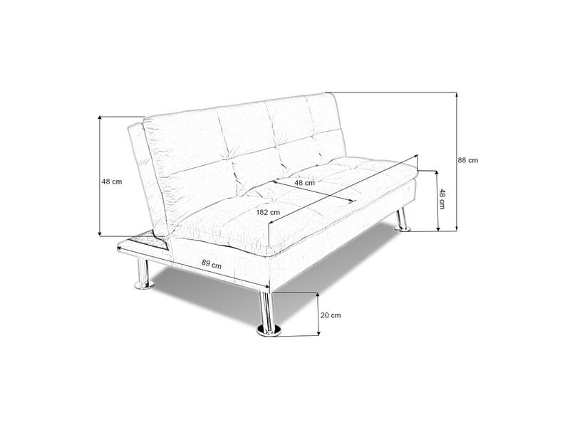 Banquette clic clac 3 places rouge - vanan Vanan04 - Conforama D