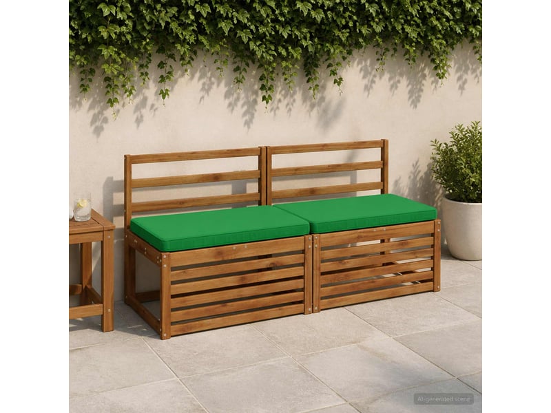 Coussin de banc, coussin d'assise, coussin pour chaisecanapé 1 pièce vught 100 % polyester vert cf52372 - Conforama B