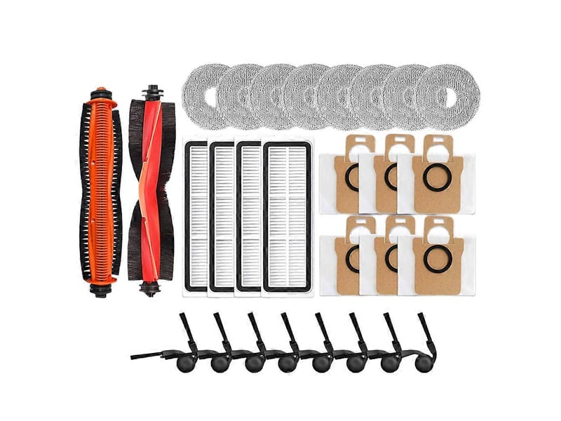  For xiaomi robot vacuum 5 ov31gl cleaner accessories main side brush mop cloth hepa filter dust bag replacement parts  - Conforama C
