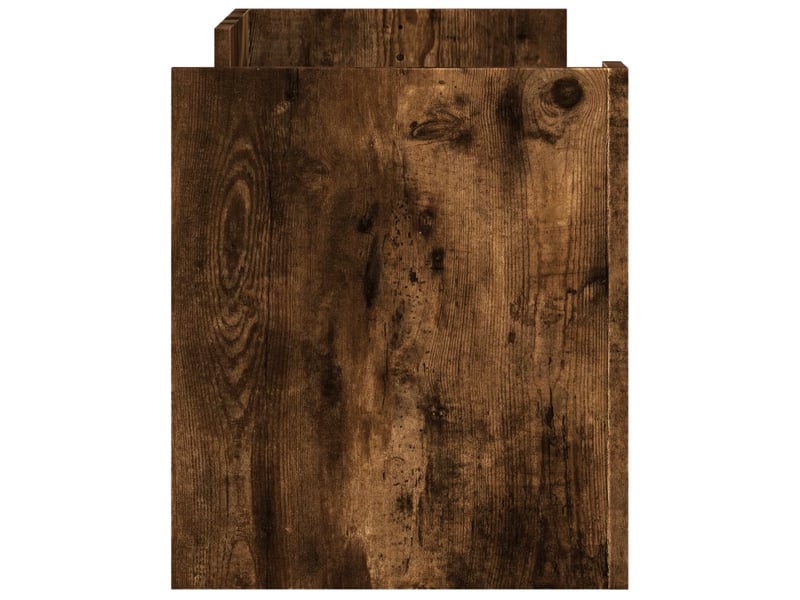  Meuble tv - banc tv - meuble de rangement chêne fumé 100x35x40 cm bois d'ingénierie  - Conforama E