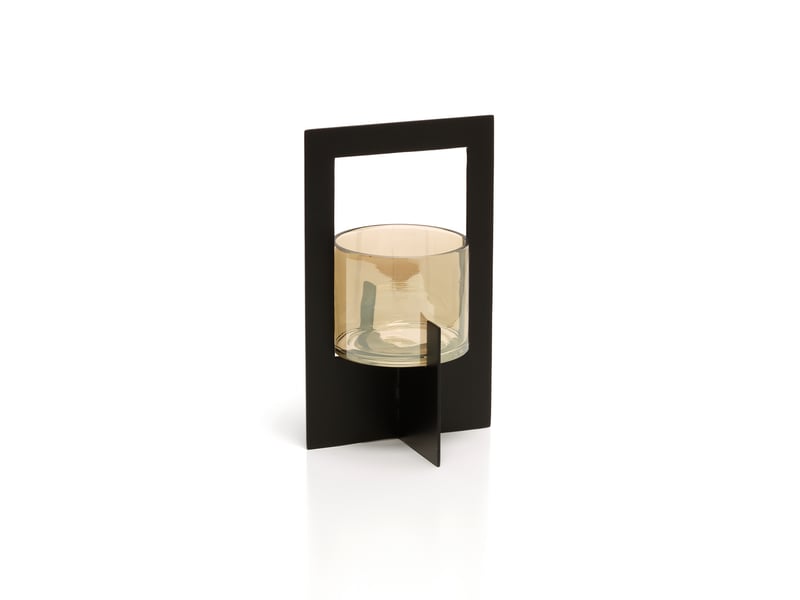  Le photophore hurricane framed - noir - l  - Conforama A