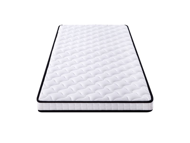 Matelas à ressorts ensachés 90 x 200 cm h3 - matelas ergonomique 10 cm avec soutien lombaire, roulé et compressé  - Conforama A