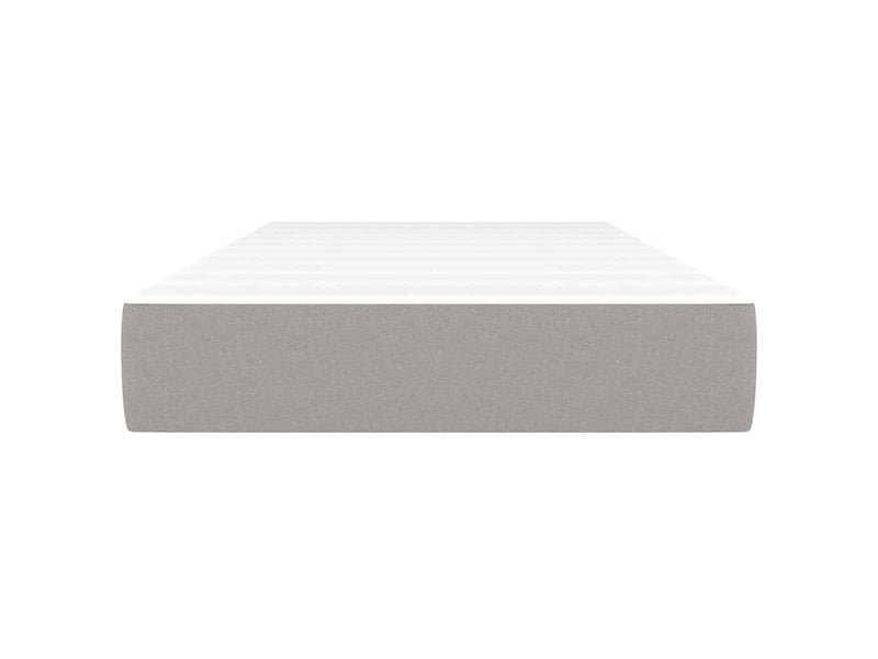 Matelas de lit à ressorts ensachés fermeté moyenne gris clair 100x200x20 cm - Conforama C