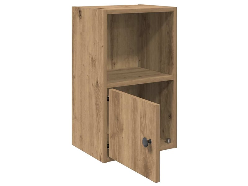  Bibliothèque, étagère de rangement chêne artisanal 31x24x52 cm bois d'ingénierie  - Conforama D