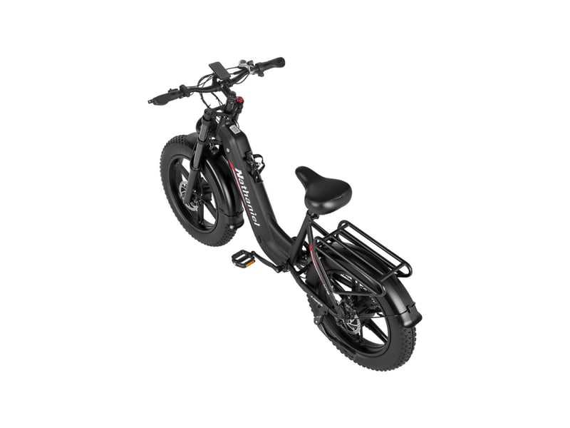  Vélo électrique double moteur nathaniel syr08, fat bike 20, noir  - Conforama C