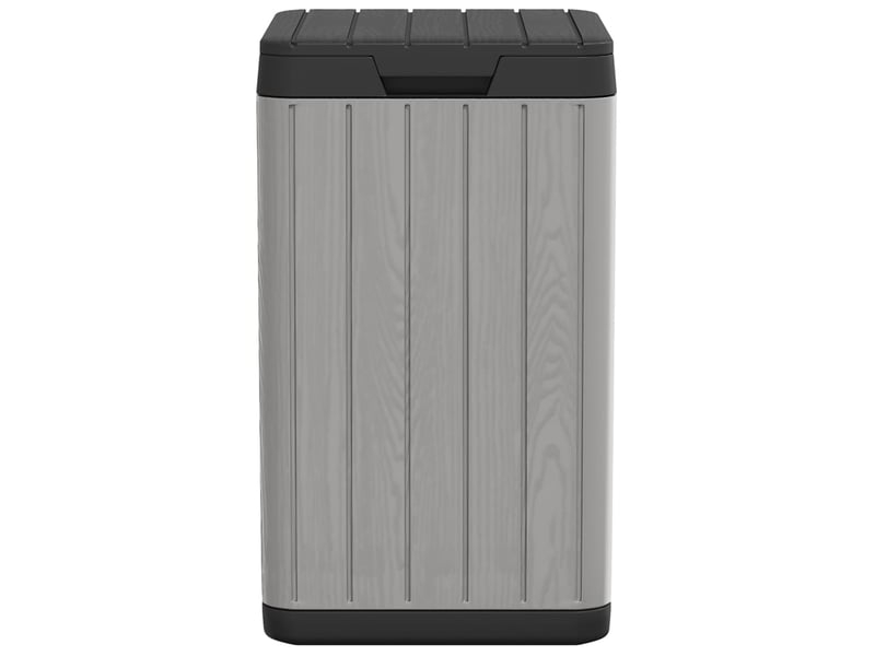  Poubelle d'extérieur 38 x 38 x 65 cm pp gris 02_0043836  - Conforama B
