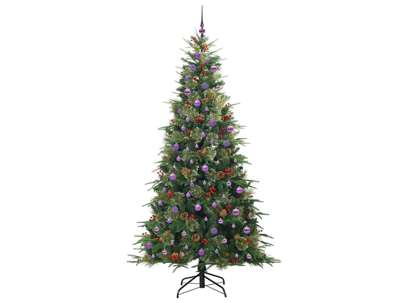  Sapin de noël artificiel, arbre de noël à branches articulées vert 240 cm shl1270  - Conforama D