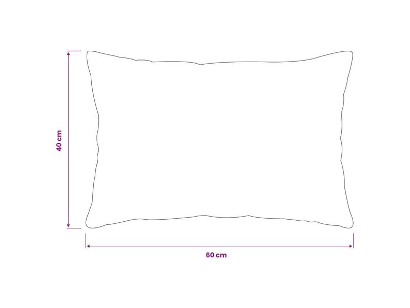Lot de 6 housses de coussin heerlen noir 40 x 60 cm flanelle cf49932 - Conforama E