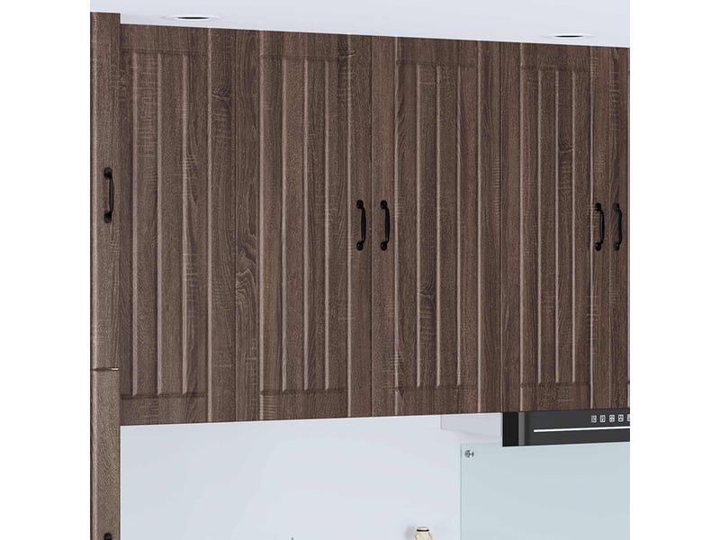  Meuble mural de cuisine, armoire de cuisine chêne brun 80x31x100cm shl8117  - Conforama B