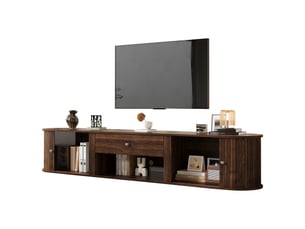 Meuble tv coloris naturel 180 cm <strong></strong> <strong></strong>