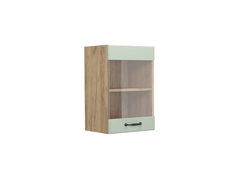 Vicco armoire en verre, mint campagnechêne doré, 40cm - Conforama A