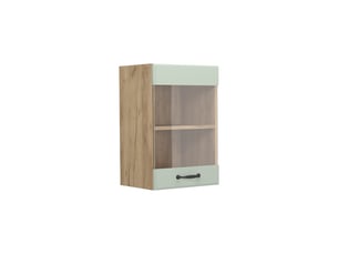 Vicco armoire en verre, mint campagnechêne doré, 40cm