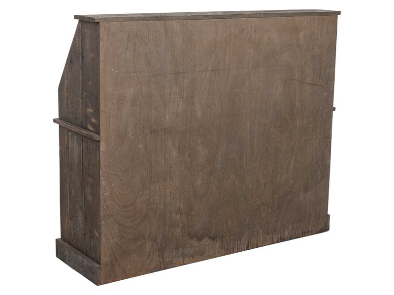  Buffet en bois brun 122x37x103 cm h  - Conforama D