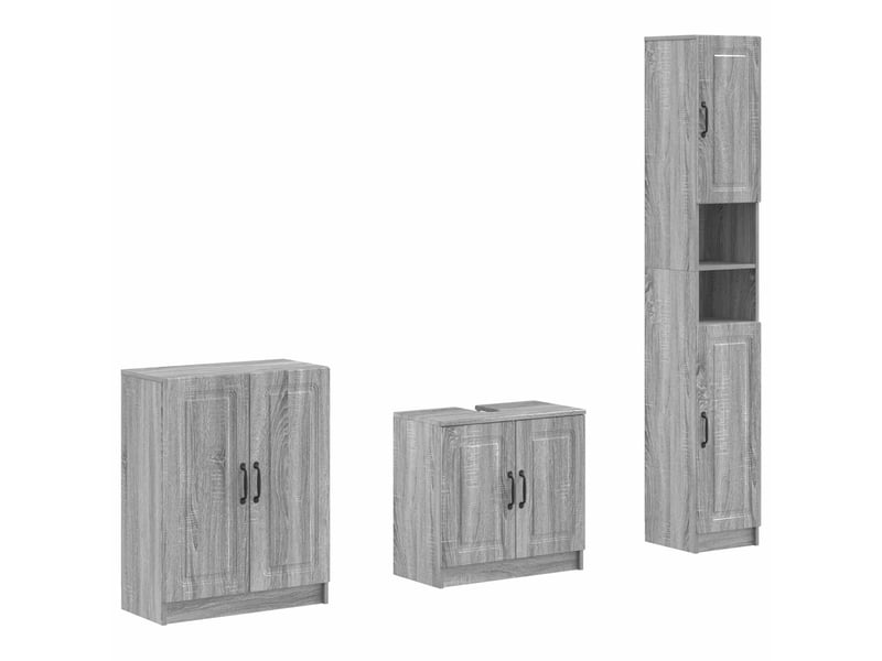 Ensemble de meuble de salle de bain 3 pièces utrecht cf63494 - Conforama A