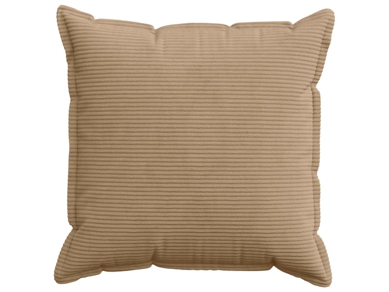  Lot de 6 housses de coussin houten marron 70 x 70 cm velours côtelé cf49850  - Conforama A
