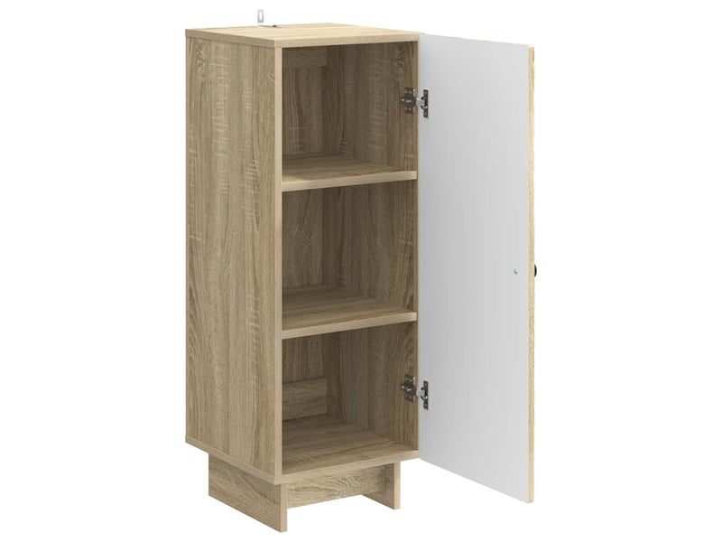  Buffet - bahut - meuble de rangement chêne sonoma 33 x 34,5 x 90 cm bois d'ingénierie  - Conforama E