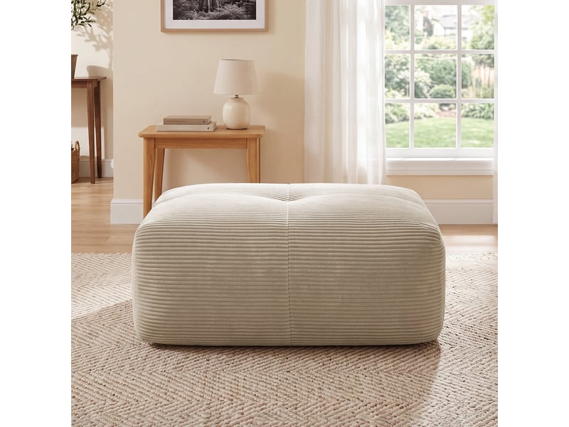 Hamlet ottoman cordstoff-beige SF20250527004 - Conforama B